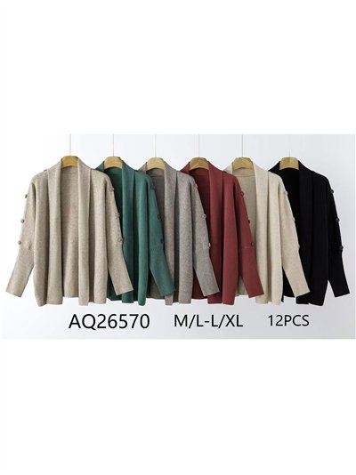 Cárdigan bolsillos talla grande 2