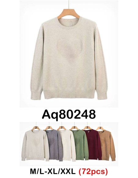 Jersey corazón de borreguito