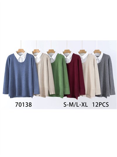 Jersey amplio efecto camisa 2