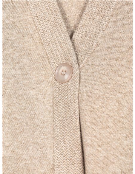 Chaqueta punto extra cálido estructura talla grande