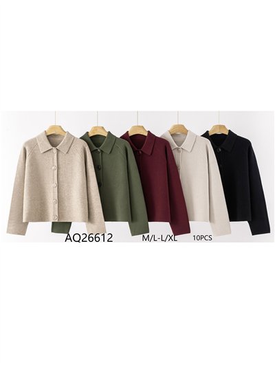 Chaqueta punto extra cálido cuello polo 2