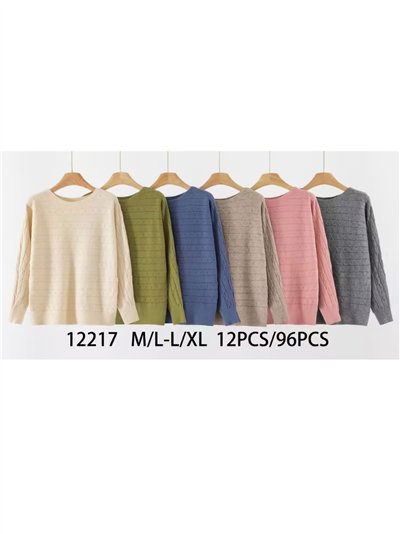 Jersey amplio estructura trenzas 2