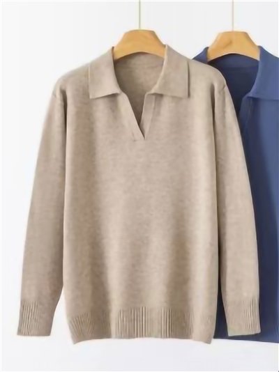 Jersey soft cuello polo