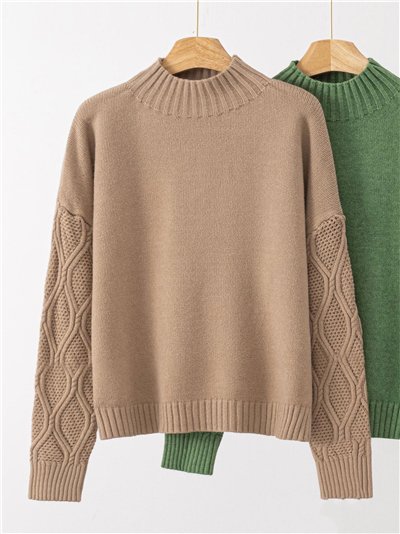 Jersey amplio estructura cuello perkins