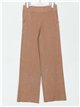 Pantalón recto punto bolsillos extra cálido