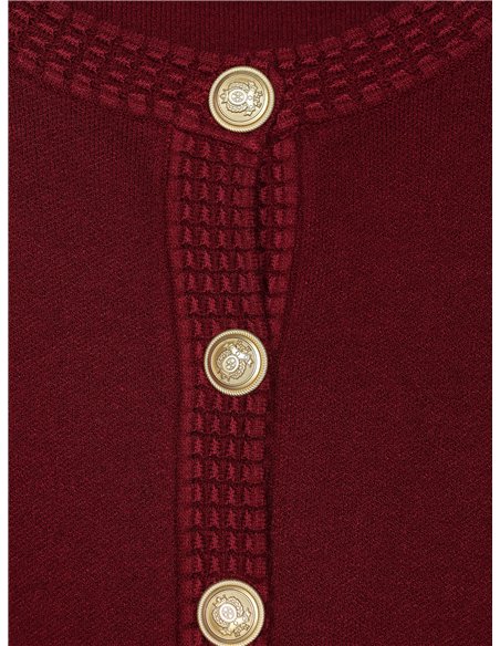 Conjunto Chaqueta bolsillo botones dorados + Falda midi