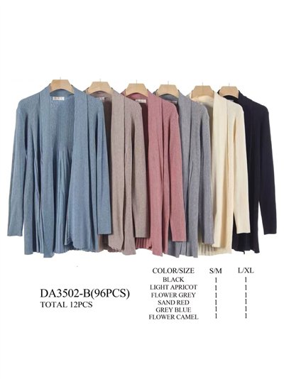 Cárdigan canalé vuelo 2