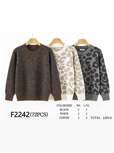 Jersey animal print lentejuelas 2