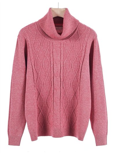 Jersey estructura cuello vuelto talla grande