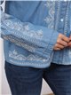 Camisa denim bordada