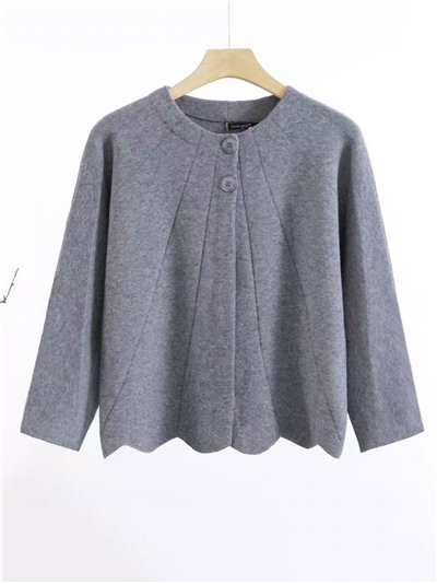 Chaqueta punto botones