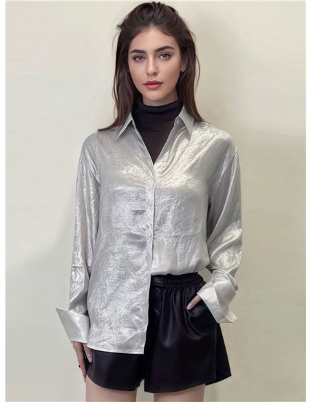 Camisa metalizada
