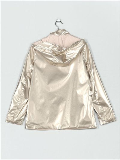Parka reversible franjas water repellet 2