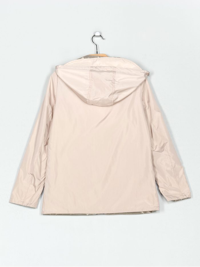 Parka reversible franjas water repellet