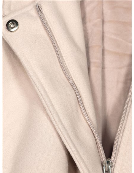 Bomber paño cuello pelo