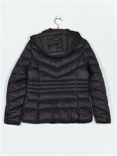 Fleece lined anorak with hood 2