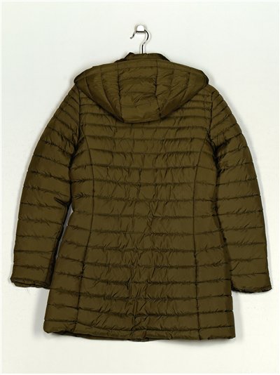 Anorak largo capucha forro polar 2