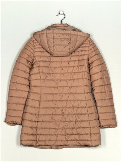 Anorak largo capucha forro polar 2