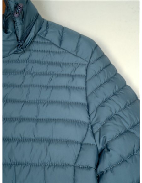 Anorak largo capucha forro polar