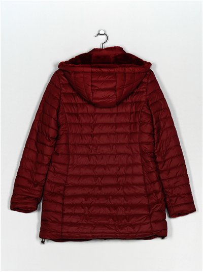 Anorak amplio reversible capucha forro polar 2