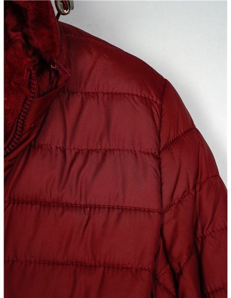 Anorak amplio reversible capucha forro polar