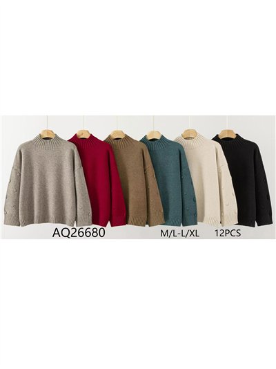 Jersey manga lunares cuello perkins 2