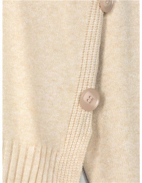 Sweater with buttons
