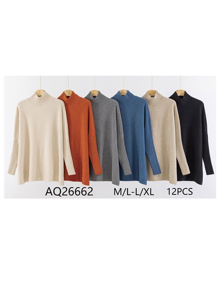 Jersey maxi soft cuello perkins