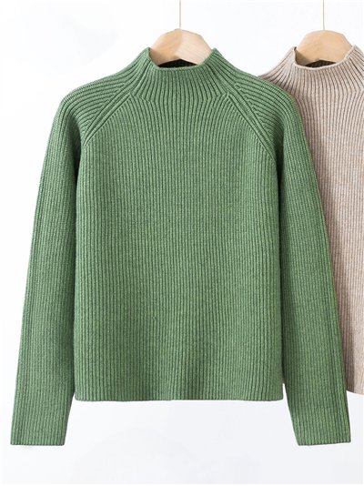 Jersey punto extra cálido detalle botones