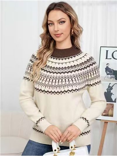 Jersey cenefa punto cálido