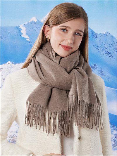Bufanda soft flecos