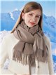 Bufanda soft flecos