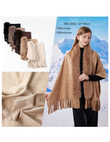 Capa efecto ante pelo flecos