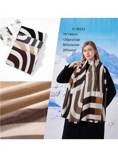 Bufanda soft franjas 2