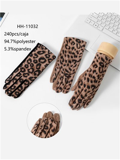 Guantes leopardo