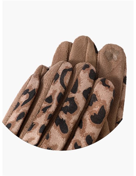 Guantes leopardo