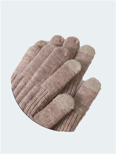 Guantes punto canalé 2