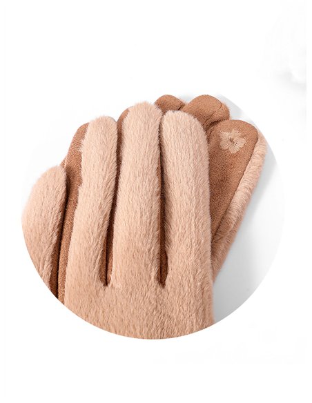 Guantes efecto ante pelo