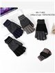 Guantes punto de hombre forro polar