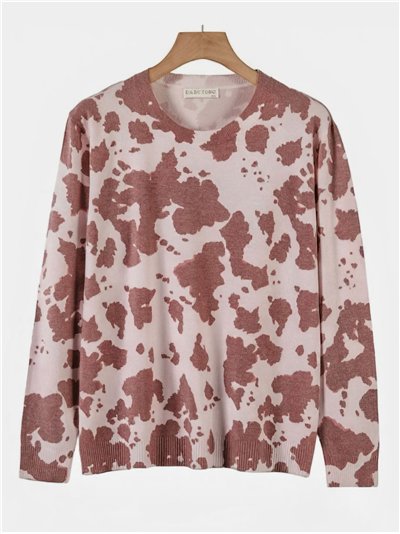 Jersey animal print talla grande