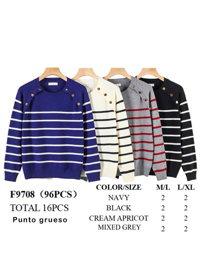 Jersey rayas botones 2