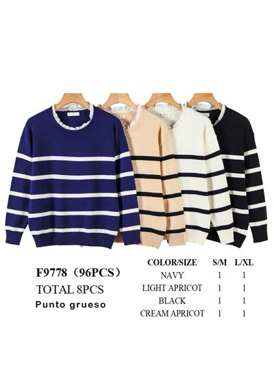 Jersey rayas puntillas 2