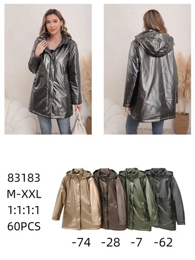 Parka efecto piel capucha water repellent 2