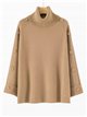 Jersey manga botones cuello vuelto talla grande