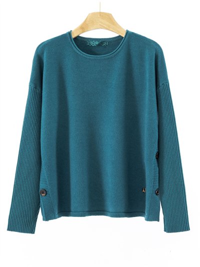 Jersey amplio botones