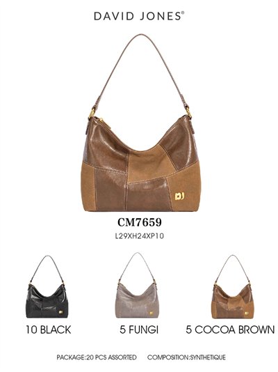 Bolso de hombro combinado