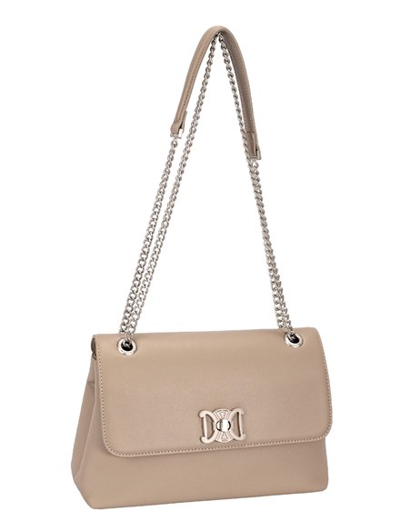 Bolso bandolera solapa cadenas