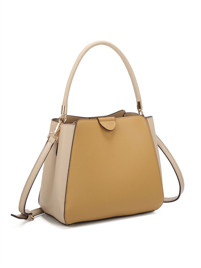 Bolso tote contraste