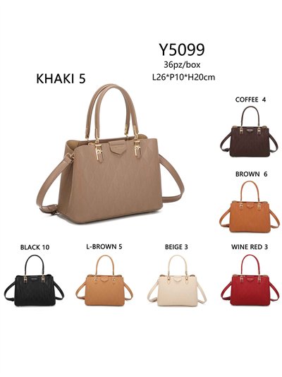 Bolso tote rombos detalle asa