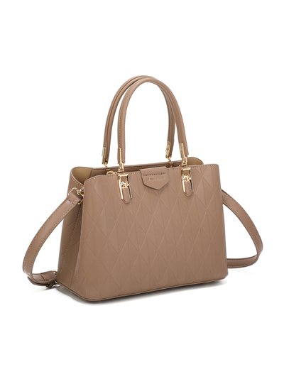 Bolso tote rombos detalle asa 2